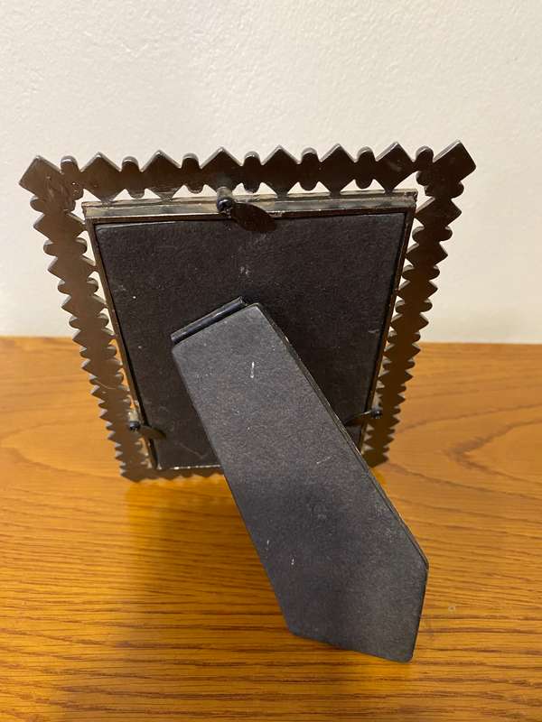 Ornate metal picture frame