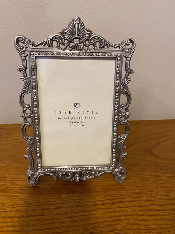 Ornate metal picture frame
