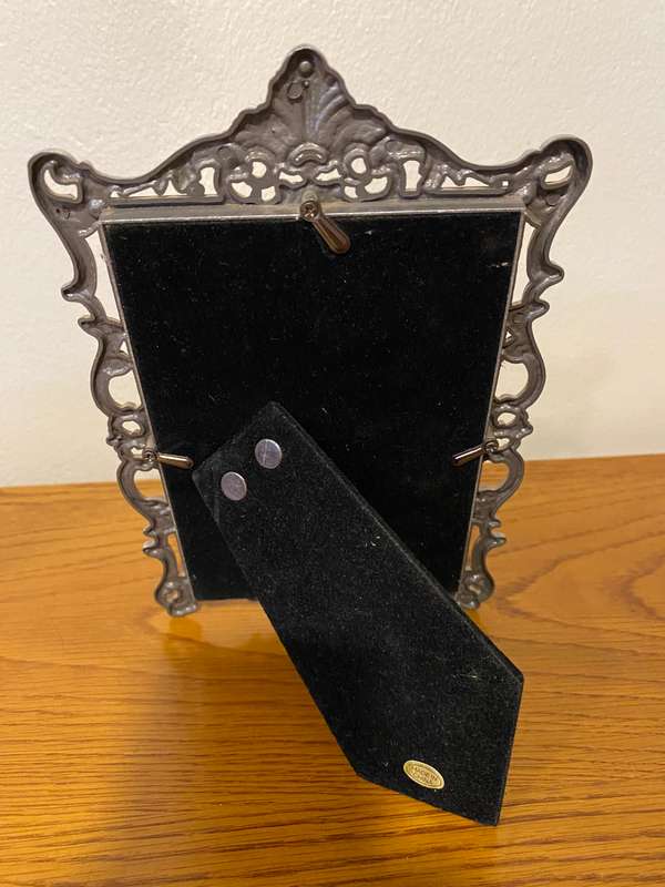Ornate metal picture frame