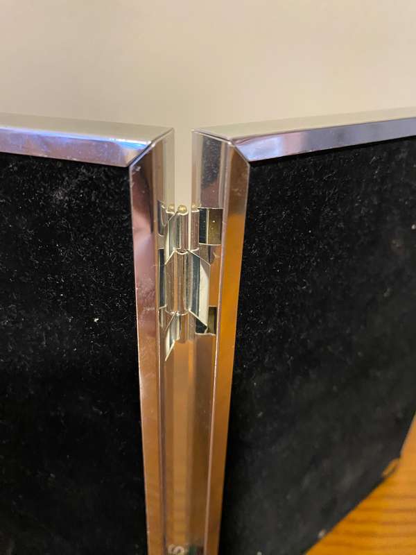 Two photo metal picture frame