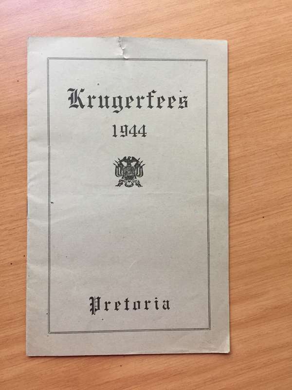 Krugerfees 1944 program