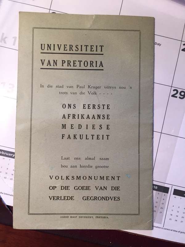 Krugerfees 1944 program