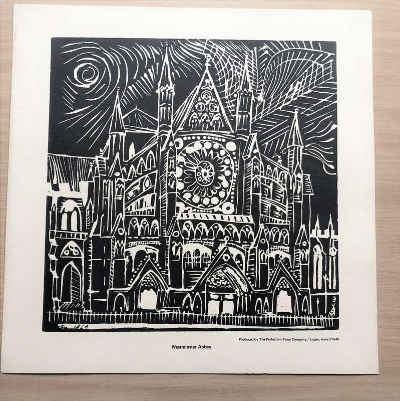 London landmarks: 6 reprints of lithographs