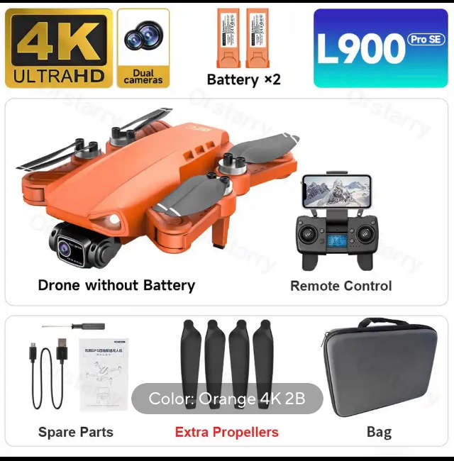 LYZRC L900 Pro-SE 6K-Ultra HD -Obstacle Avoidance