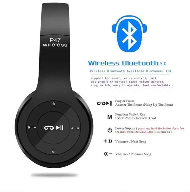 P47 TWS Wireless Headphones
