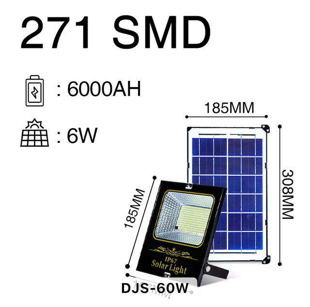 Led Flood Light 60W-Solar