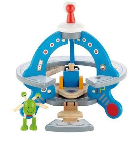 Hape Wooden UFO Playset
