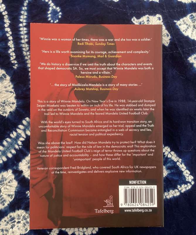 TRUTH, LIES AND ALIBIS. A Winnie Mandela Story, by Fred Bridgland. Softcover in an unread condition.