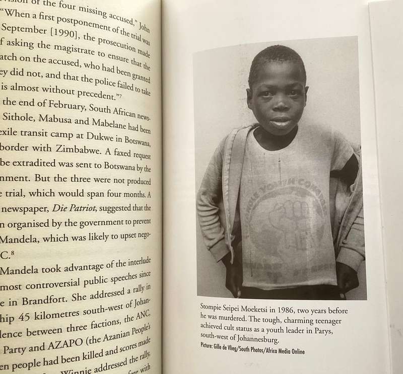 TRUTH, LIES AND ALIBIS. A Winnie Mandela Story, by Fred Bridgland. Softcover in an unread condition.