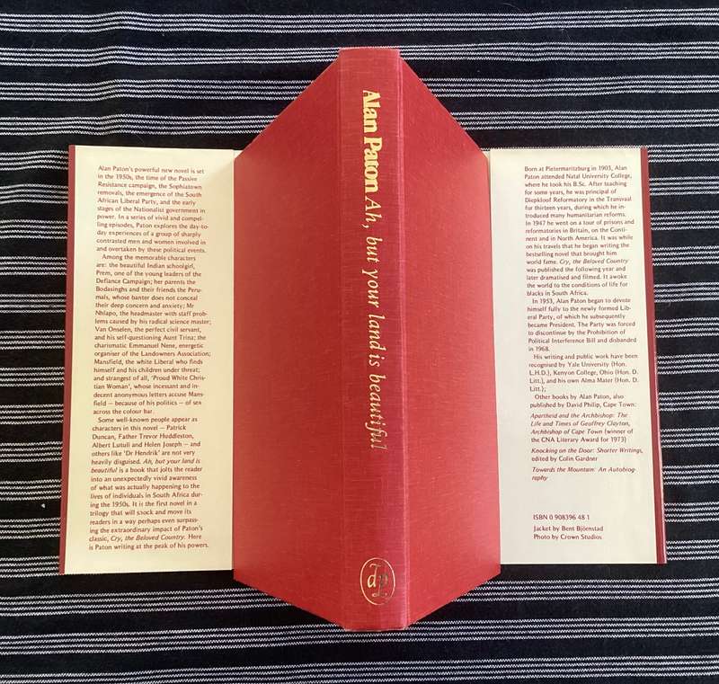 ALAN PATON: Ah, but your land is beautiful. Hardcover, 271 pages.