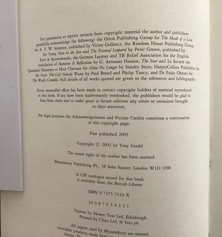 DONT FENCE ME IN (Leprosy past and present) Hardcover, Very good condition.