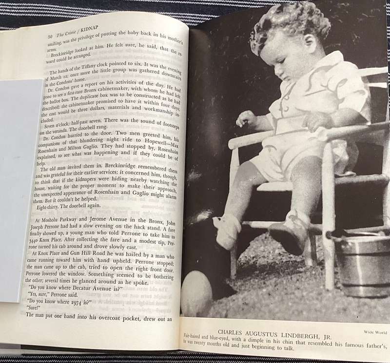 KIDNAP (The story of the Lindbergh-baby case). Hardcover, Good+condition.