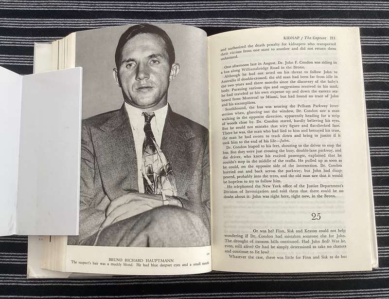 KIDNAP (The story of the Lindbergh-baby case). Hardcover, Good+condition.