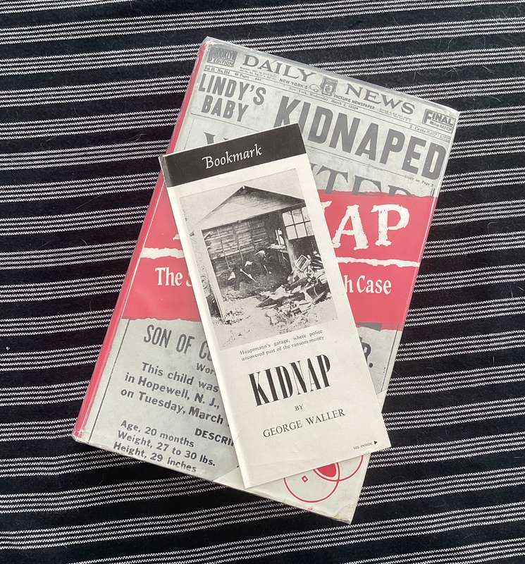 KIDNAP (The story of the Lindbergh-baby case). Hardcover, Good+condition.