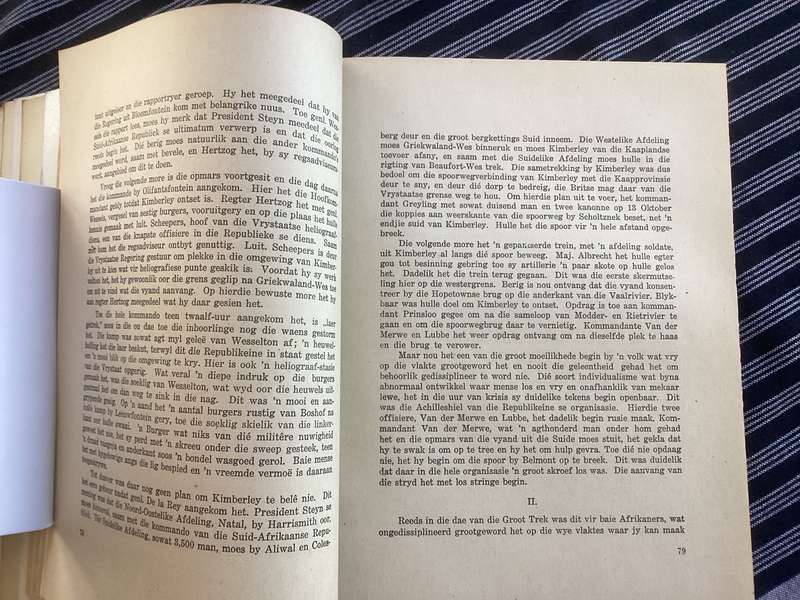JBM Hertzog, autobiography (1948). Afrikaans edition, 2nd printing. by C M Van Den Heever.