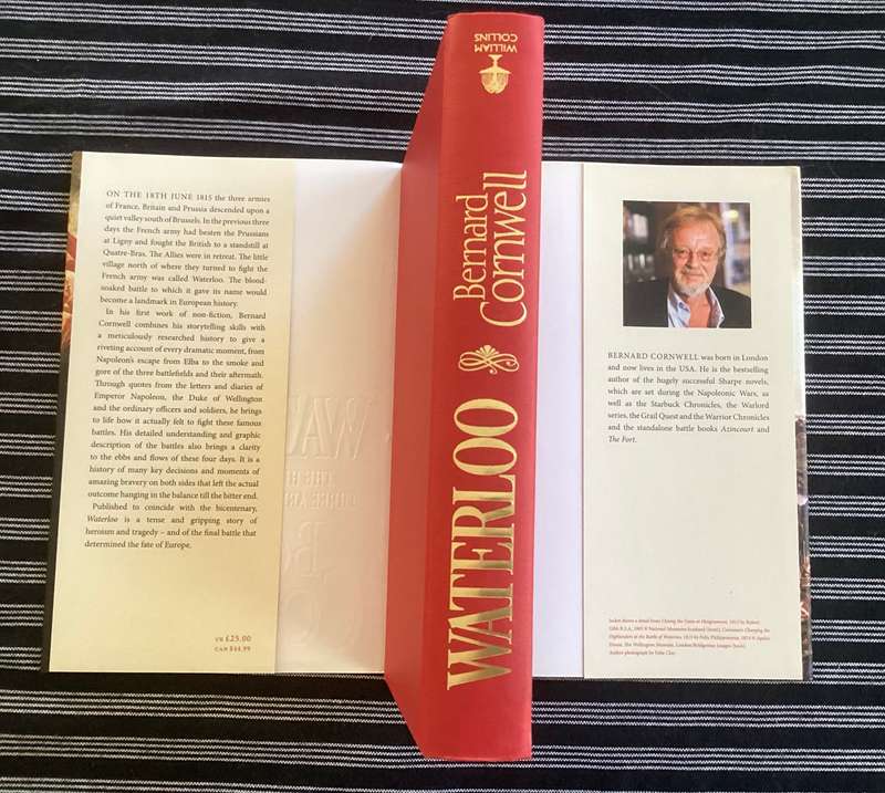 WATERLOO by Bernard Cornwell. Hardcover in a new condition. 1st edition.