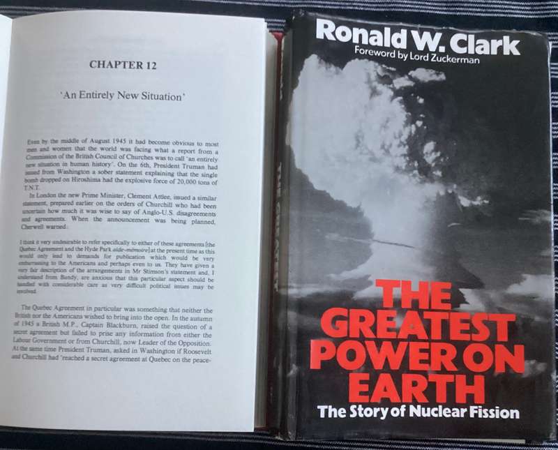 The Greatest Power on Earth - The story of nuclear fission. Hardcover in a Good+ condition.