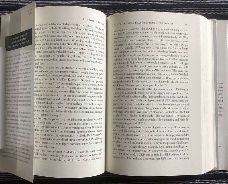 The World is Flat. International best seller by Thomas L Friedman. Hardcover.