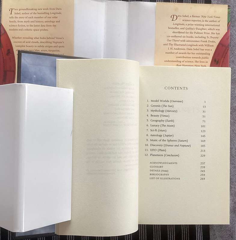 THE PLANETS, by Dava Sobel. Beautifully presented hardcover, first edition.