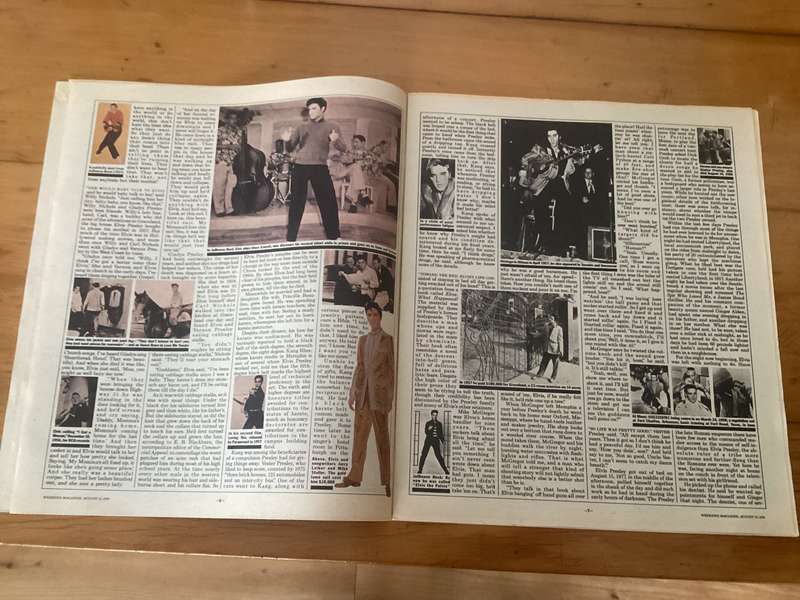 ELVIS. Classic: Weekend Magazine (Canadian 1 year anniversary issue). Complete and in very good con.