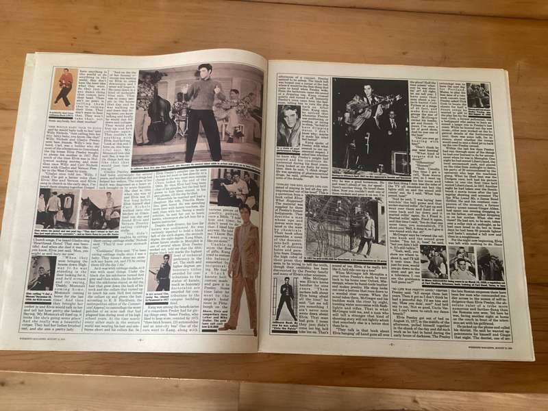 ELVIS. Classic: Weekend Magazine (Canadian 1 year anniversary issue). Complete and in very good con.