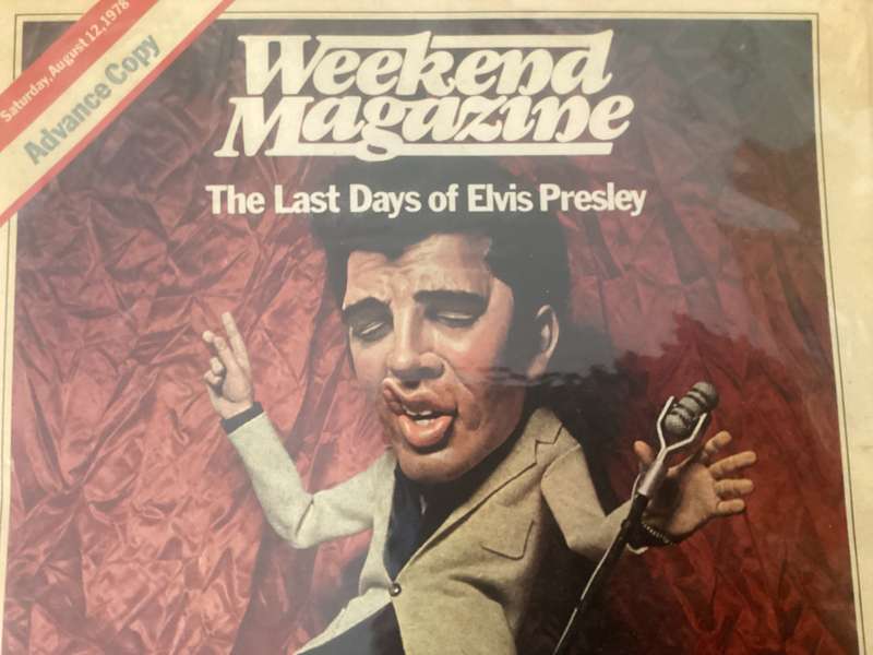ELVIS. Classic: Weekend Magazine (Canadian 1 year anniversary issue). Complete and in very good con.