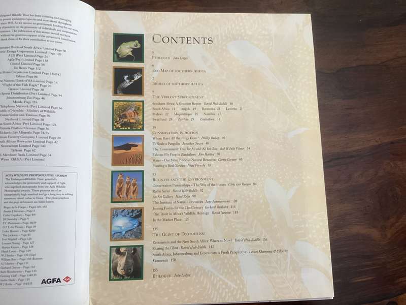 VISION of wildlife, ecotourism and the environment in South Africa. Hardcover, excellent condition.