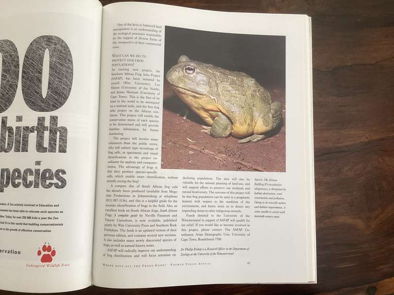 VISION of wildlife, ecotourism and the environment in South Africa. Hardcover, excellent condition.