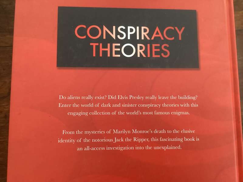 Conspiracy Theories. Hardcover, almost unread condition.
