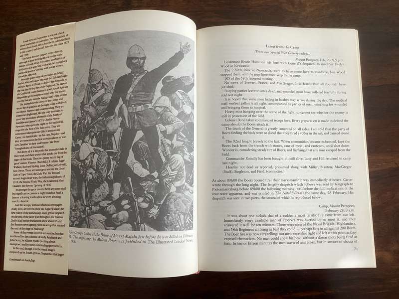 South African Despatches. Hardcover, a fascinating insight.