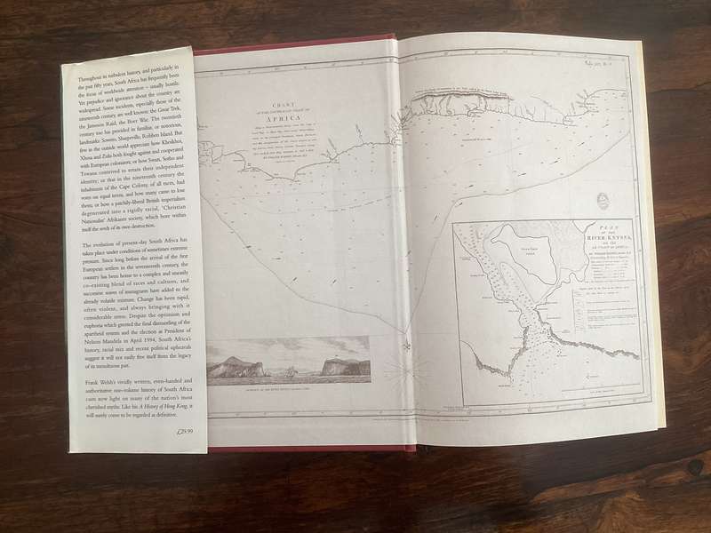 A HISTORY of SOUTH AFRICA, scarce HARDBACK 1st edition, by FRANK WELSH.