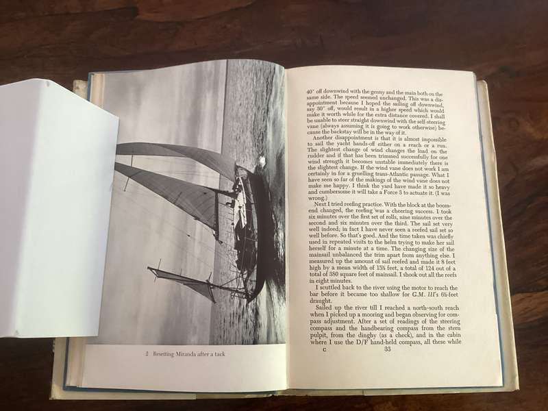 Alone across the Atlantic. Francis Chichester, hardcover with jacket, illustrated.