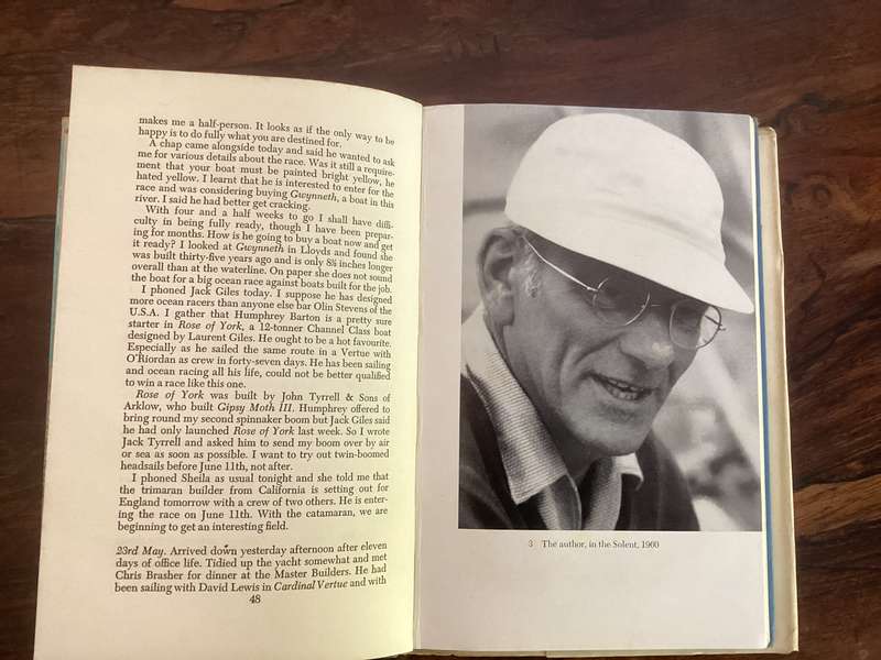 Alone across the Atlantic. Francis Chichester, hardcover with jacket, illustrated.