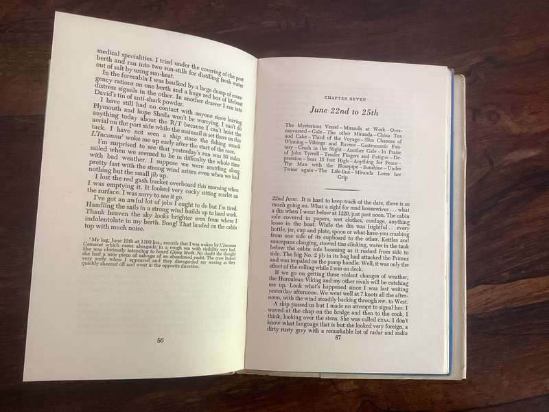 Alone across the Atlantic. Francis Chichester, hardcover with jacket, illustrated.