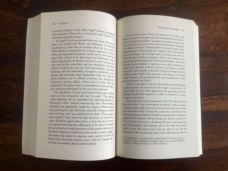 VALKYRIE, An insiders account of The Plot to Kill Hitler. Paperback, VGood condition.