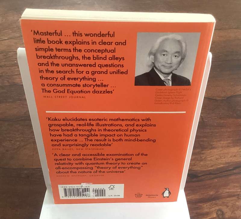 The God Equation, by Michio Kaku. Paperback, First Print (2021), in a VGood Condition.
