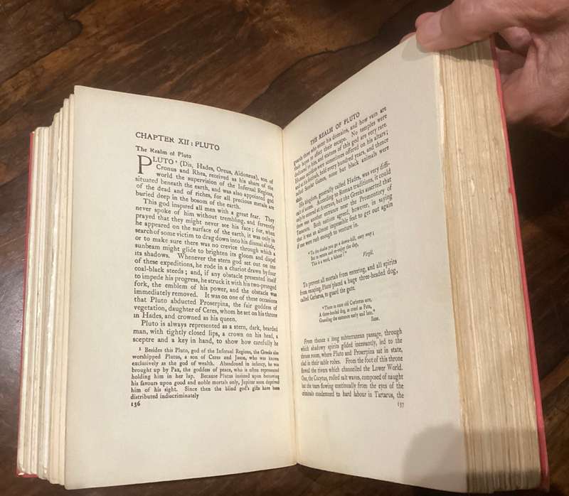 THE MYTHS OF GREECE AND ROME? Hardcover 1928 edition, by H A Geurber.
