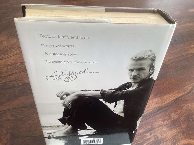 David Beckham Autobiography. His real story, hardcover in a VGood condition. (2nd book free).
