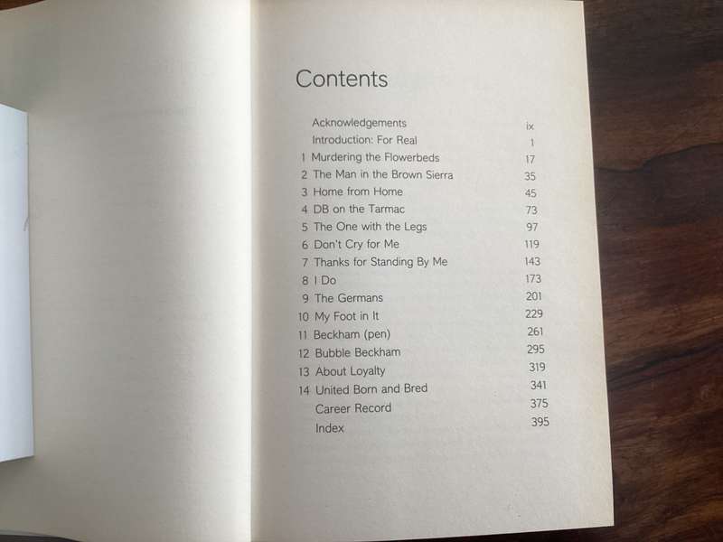 David Beckham Autobiography. His real story, hardcover in a VGood condition. (2nd book free).