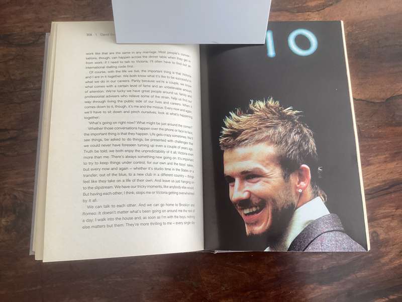 David Beckham Autobiography. His real story, hardcover in a VGood condition. (2nd book free).