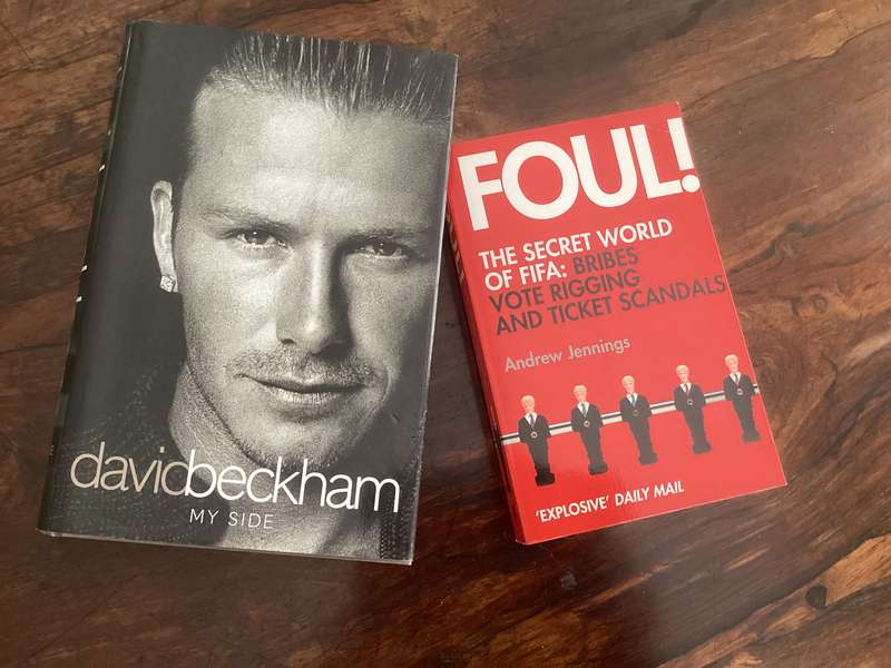 David Beckham Autobiography. His real story, hardcover in a VGood condition. (2nd book free).