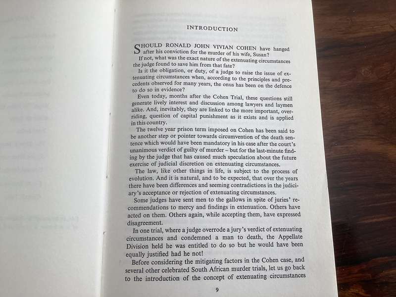 THE COHEN CASE, by Benjamin Bennett. Hardcover 1971, in VGood condition.