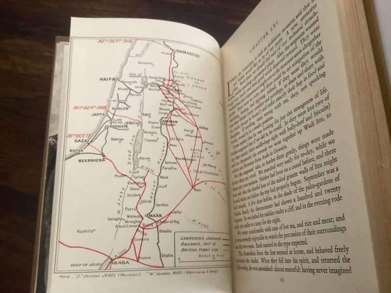 Seven Pillars of Wisdom. T E Lawrence (of Arabia). Rare two volume issue, in a VGood condition.