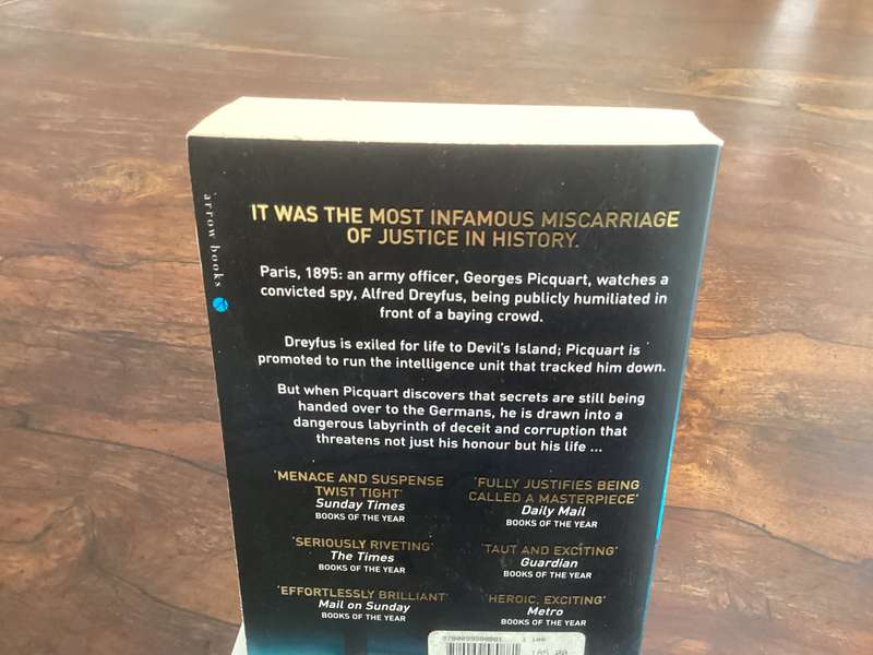 An Officer and a Spy, by Robert Harris. Paperback in a good+ condition.