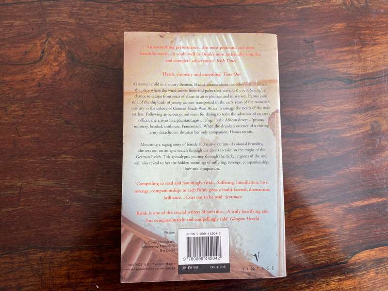 ANDRÉ BRINK, The Other Side of Silence. Paperback, Very good  condition.