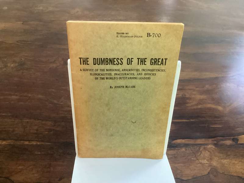 The Dumbness of the Great
