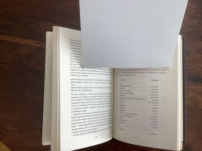 THE VILLA, THE LAKE, THE MEETING. Wannsee meeting, by Mark Rosenman. Hardcover.