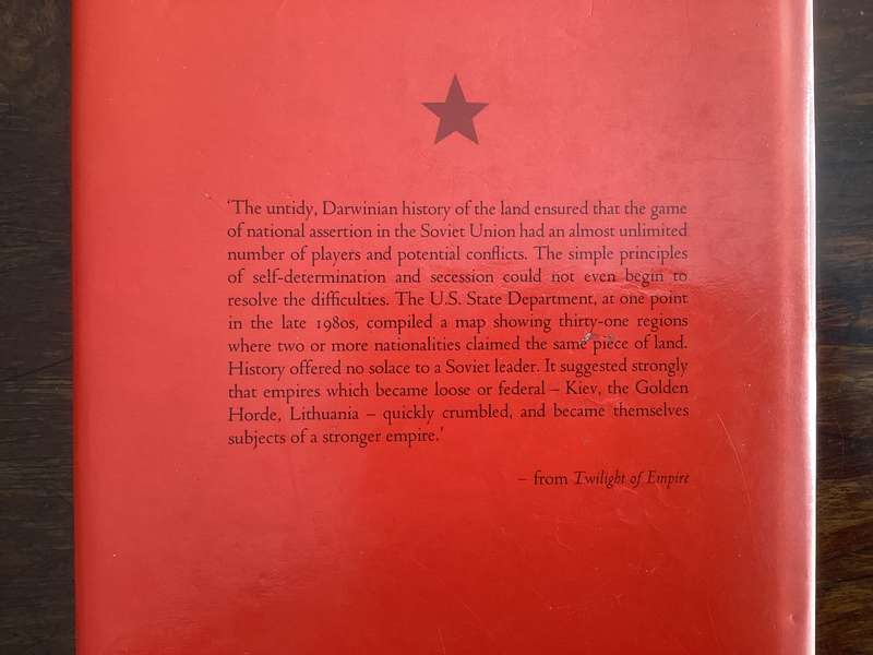 TWILIGHT OF EMPIRE. Inside the crumbling Soviet Bloc. Hardcover, good condition.