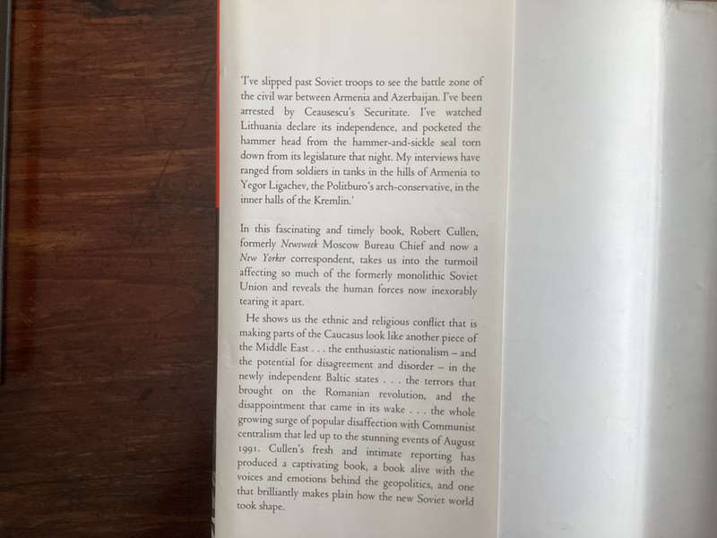 TWILIGHT OF EMPIRE. Inside the crumbling Soviet Bloc. Hardcover, good condition.