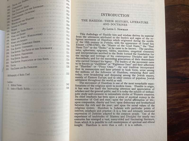 HASIDIC ANTHOLOGY by Louis I Newman. Paperback, good+ condition.